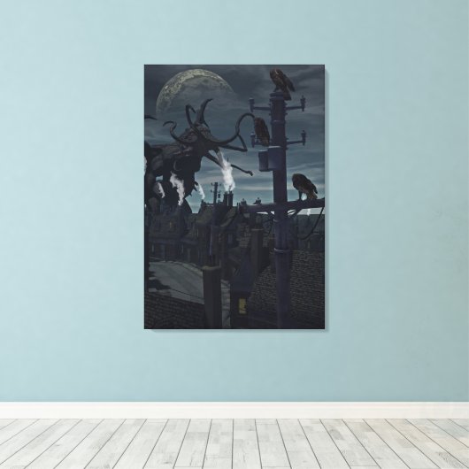 Wat de Uilen zagen Canvas Afdruk (Insitu (Houten vloer))