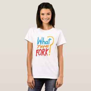 Wat de vork? t-shirt voor ventilatoren van The Goo