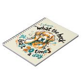 Wat de wereld! notitieboek (Linkerzijde)