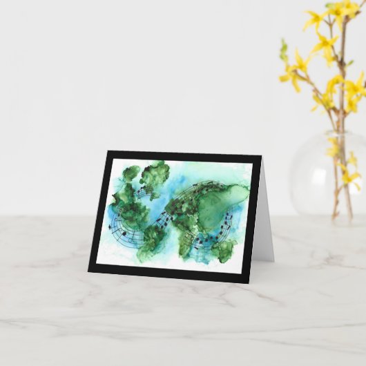 Wat de wereld nu nodig heeft is liefde sympathie K Kaart (Gele Bloem)