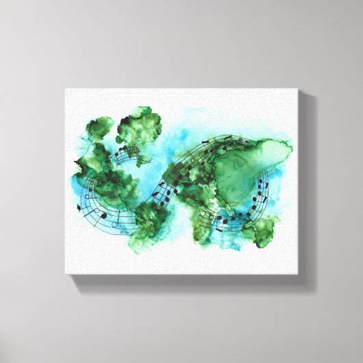 Wat de wereld nu nodig heeft, omhuld doek canvas afdruk (Voorkant)