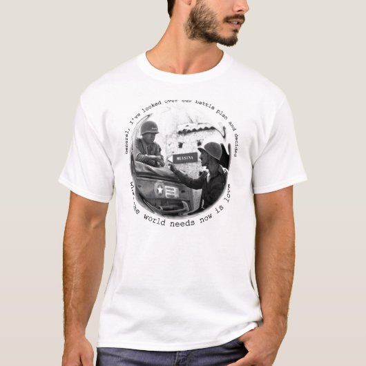 Wat de wereld nu nodig heeft... t-shirt (Voorkant)