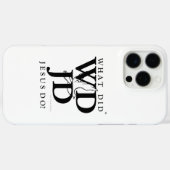 Wat deed Jezus? Case-Mate iPhone Case (Achterkant (horizontaal))