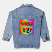 WAT? DENIM JACKET (Achterkant)