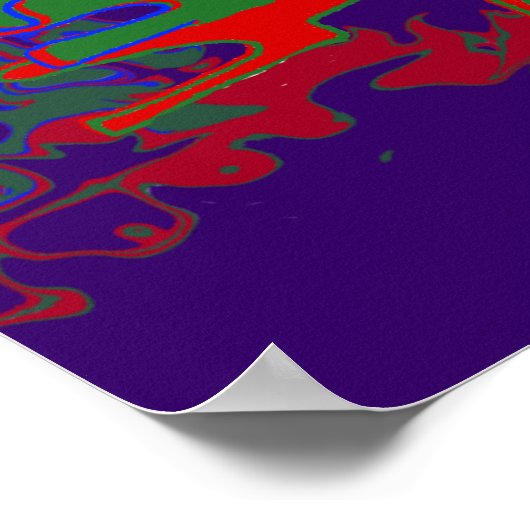 Wat denk je als je me ziet? Afdrukken Poster (Hoek)