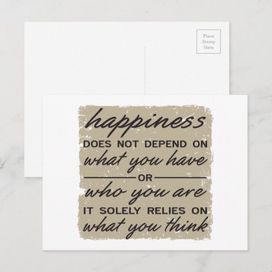 Wat denk je? briefkaart (Voorkant / Achterkant)