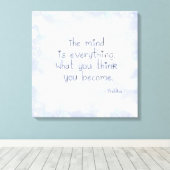 Wat denk je dat je wordt? canvas afdruk (Insitu (Houten vloer))