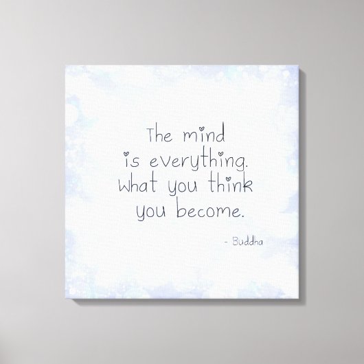 Wat denk je dat je wordt? canvas afdruk (Voorkant)