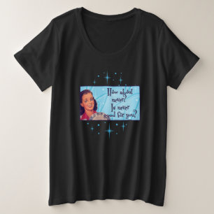 Wat denk je? T-shirt in plusmaten
