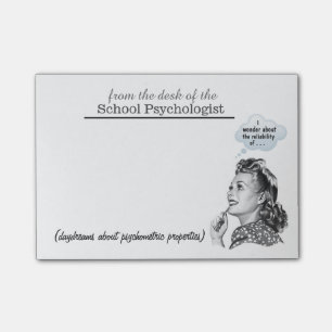 Wat denken schoolpsychologen ervan? post-it® notes