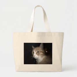 Wat denkt hij ervan? Grote canvas tas? Tote Bag