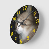 Wat denkt hij? ronde klok (Hoek)