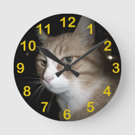 Wat denkt hij? ronde klok