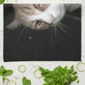 Wat denkt hij? theedoek (Gevouwen)