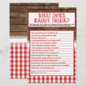 Wat denkt papa? Rood Baby Q (Voorkant / Achterkant)