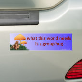 Wat deze wereld nodig heeft... bumpersticker (Op auto)