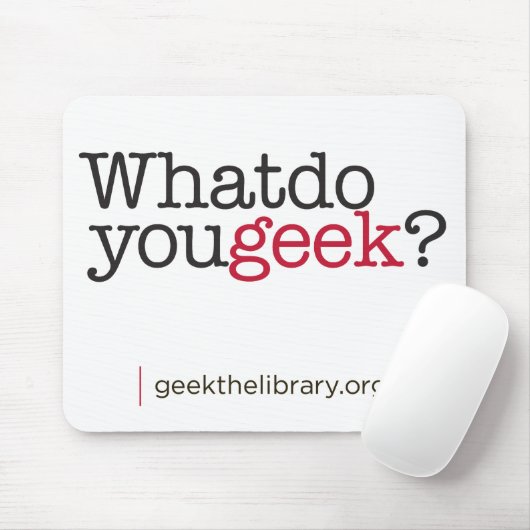 Wat doe je? muismat (Met muis)