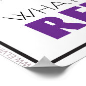 Wat doe je om BETROUWBAAR te zijn? Poster (Hoek)