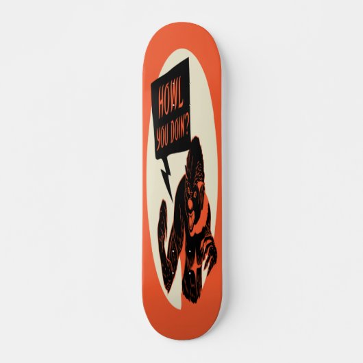 Wat doe je? persoonlijk skateboard (Voorkant)
