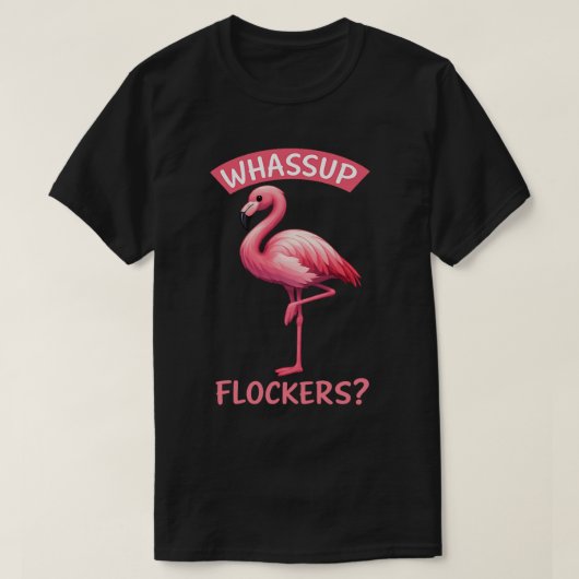 Wat doen Flockers Flamingo Fun Zomer T-shirt (Design voorkant)
