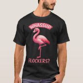 Wat doen Flockers Flamingo Fun Zomer T-shirt (Voorkant)