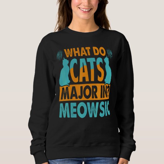 Wat doen katten groot in meowsic 2 trui (Voorkant)