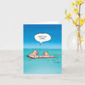 Wat doet Chatcha? - Denken aan je Wenskaart Kaart (Gele Bloem)