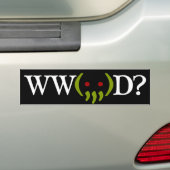 Wat doet Cthulhu? v2-sticker Bumpersticker (Op auto)
