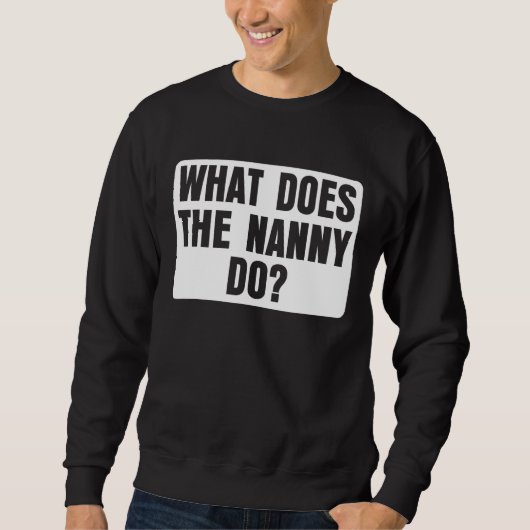 Wat doet de nanny 11 trui (Voorkant)
