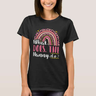 Wat doet de nanny Gezegde Sarcasm? T-shirt