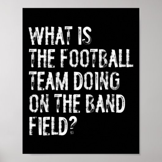 Wat doet het voetbalteam op het veld van de Marchi Poster (Voorkant)
