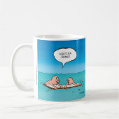Wat doet u? Cartoon Koffiemok (Links)