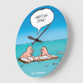 Wat doet u? Funny Shipwreck Cartoon Grote Klok (Hoek)