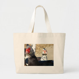 "Wat doet u?" Grote Tote Bag