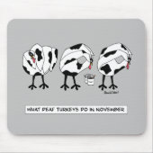 Wat Dove Turkeys doen in de Muismat van november (Voorkant)