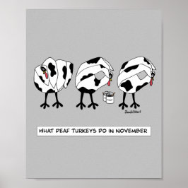 Wat Dove Turkeys doen in het Poster van november