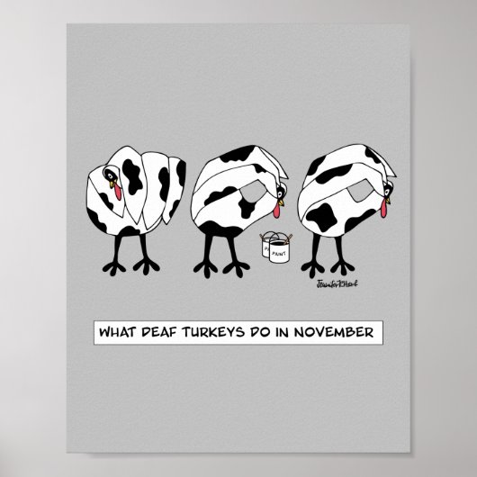 Wat Dove Turkeys doen in het Poster van november (Voorkant)