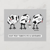 Wat dove Turkeys doen in november