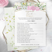 Wat Draagt De Bruid Spel Wildflower Kaart