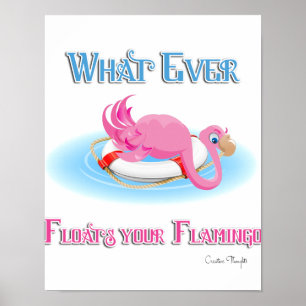 Wat drijft je Flamingo 3? Poster