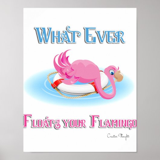 Wat drijft je Flamingo 3? Poster (Voorkant)