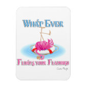 Wat drijft je Flamingo? Magneet (Verticaal)