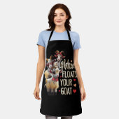 Wat drijft je geitenliefhebber mam Bandana Wildli Schort (Gedragen)