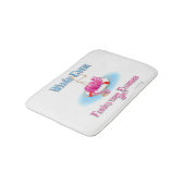 Wat drijft je Gekke Flamingo ook uit Badmat (Gekanteld)