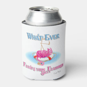 Wat drijft je Gekke Flamingo ook uit Blikjeskoeler