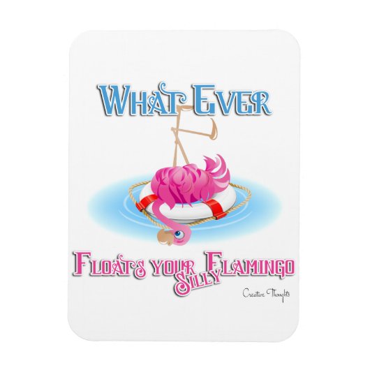 Wat drijft je Gekke Flamingo ook uit Magneet (Verticaal)