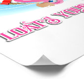 Wat drijft je Gekke Flamingo ook uit Poster (Hoek)