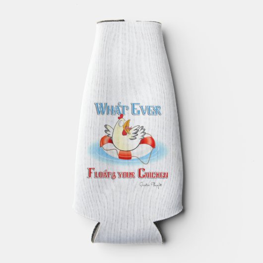 Wat drijft je kip 2? flesjeskoeler (Voorkant)