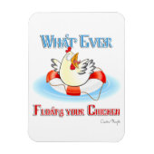 Wat drijft je kip 2? magneet (Verticaal)