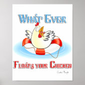 Wat drijft je kip 2? poster (Voorkant)